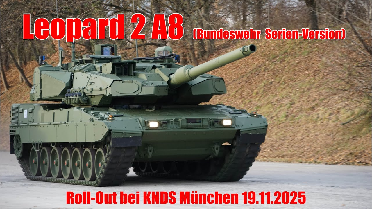 Leopard 2 A8 Roll-out live in M&uuml;nchen &ndash; Rundgang & Experteninfos | MBK On Tour SPEZIAL