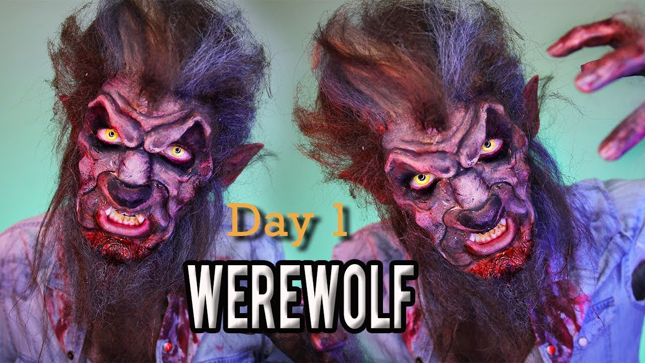 Werewolf Halloween Makeup Tutorial | DanielzROTFL