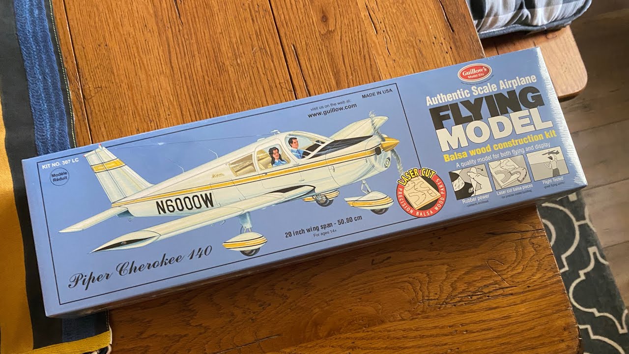 Building a Guillow’s Piper Cherokee 140 - Balsa Wood Airplane