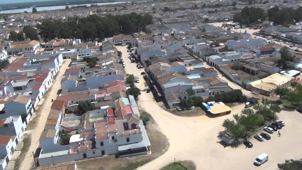 Imágenes aéreas de la Guardia Civil de la Aldea del Rocío