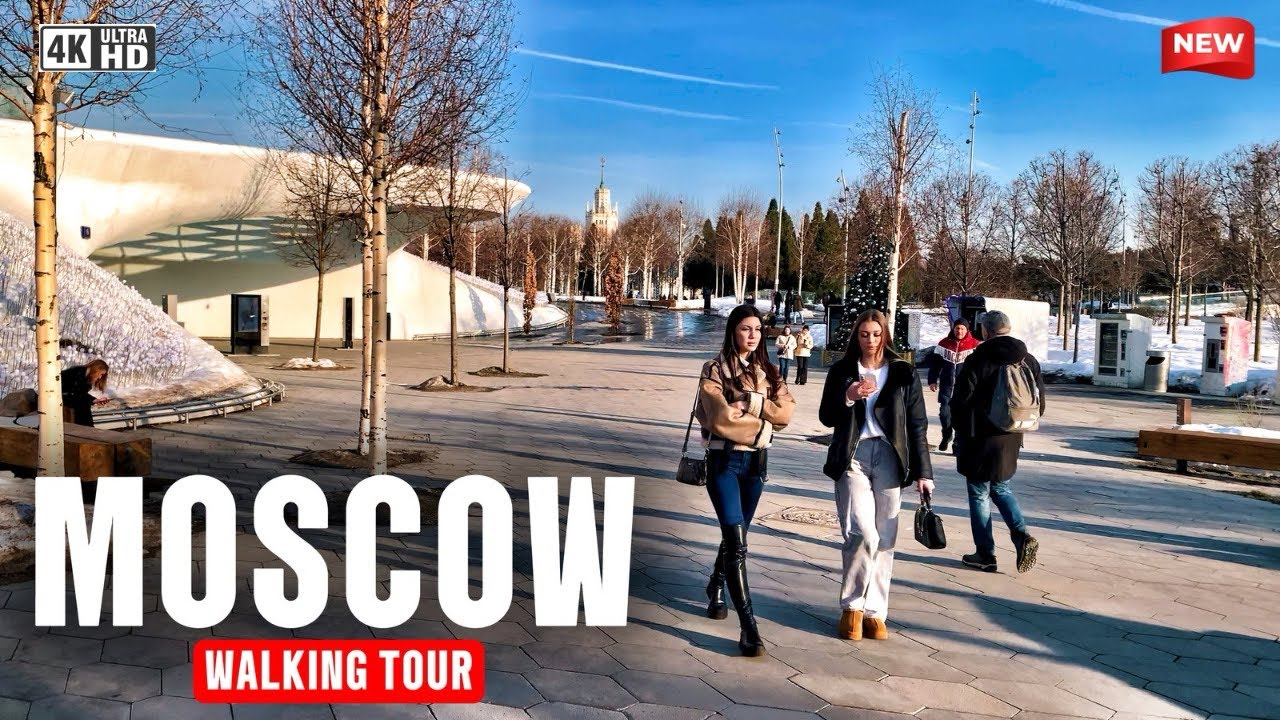 🇷🇺 Россия, Москва прямо сейчас: весенняя сказка в сердце столицы | Зарядье, Красная площадь | 4K HDR