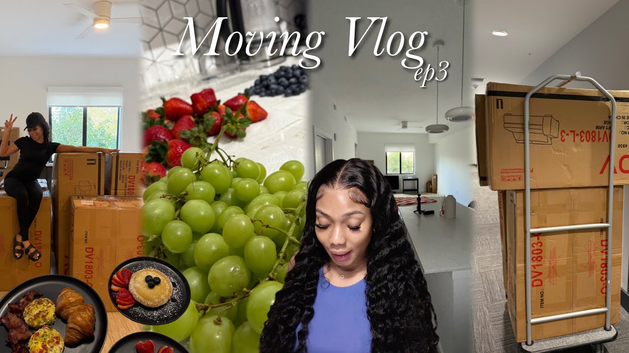 MOVING VLOG ᥫ᭡ new furnitures + issues with my apartment + unboxing + more || MOVING SERIES EP3
