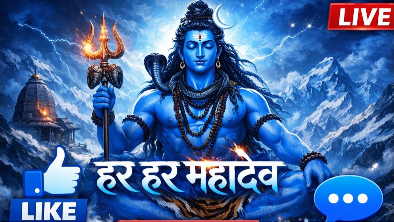 🔴 LIVE Shiv Chalisa 2026 | Powerful Shiv Bhajan | Remove All Problems | Om Namah Shivaya Chanting