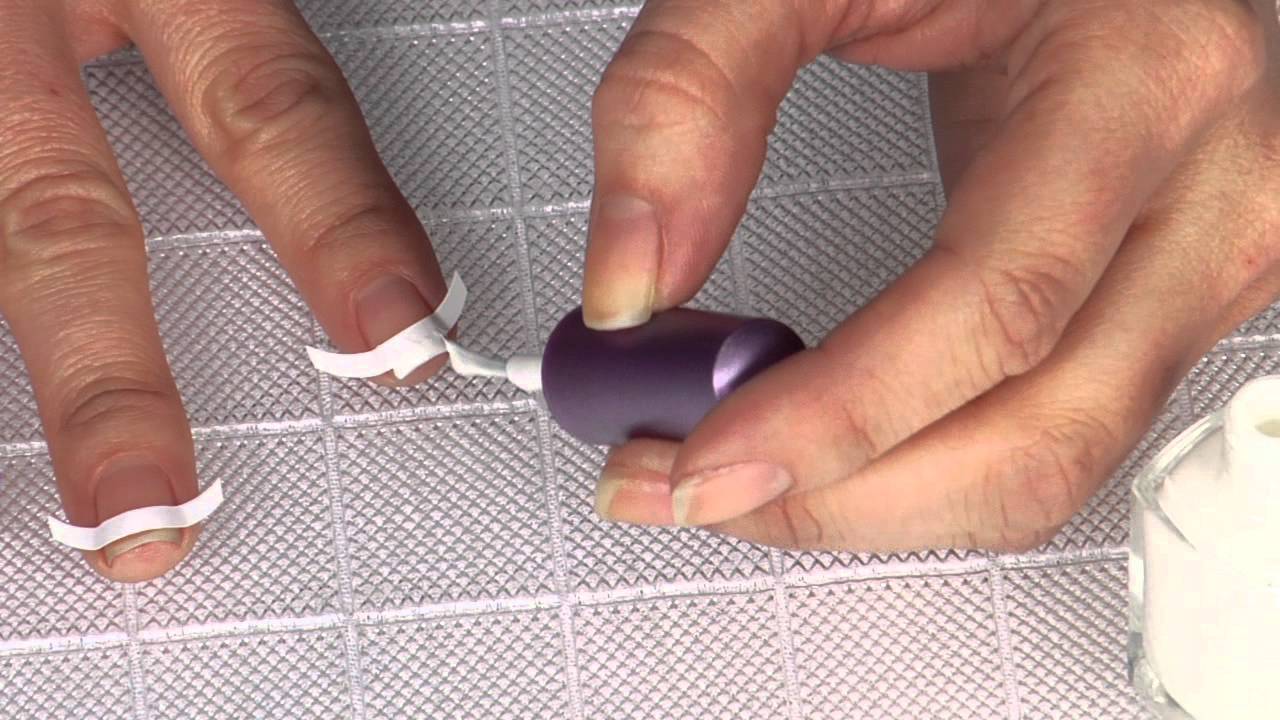 Nailene French Glitz Manicure Application