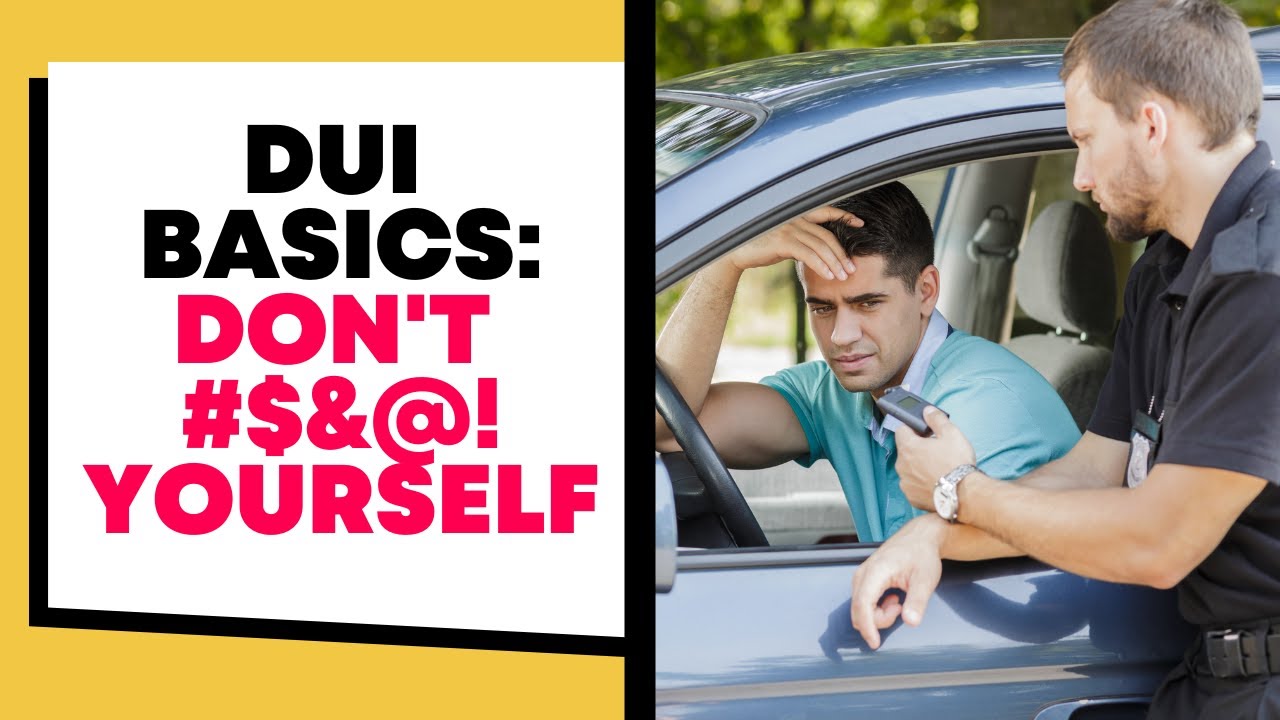 Stopped for DUI? Best Advice You'll Probably Ignore (2023)