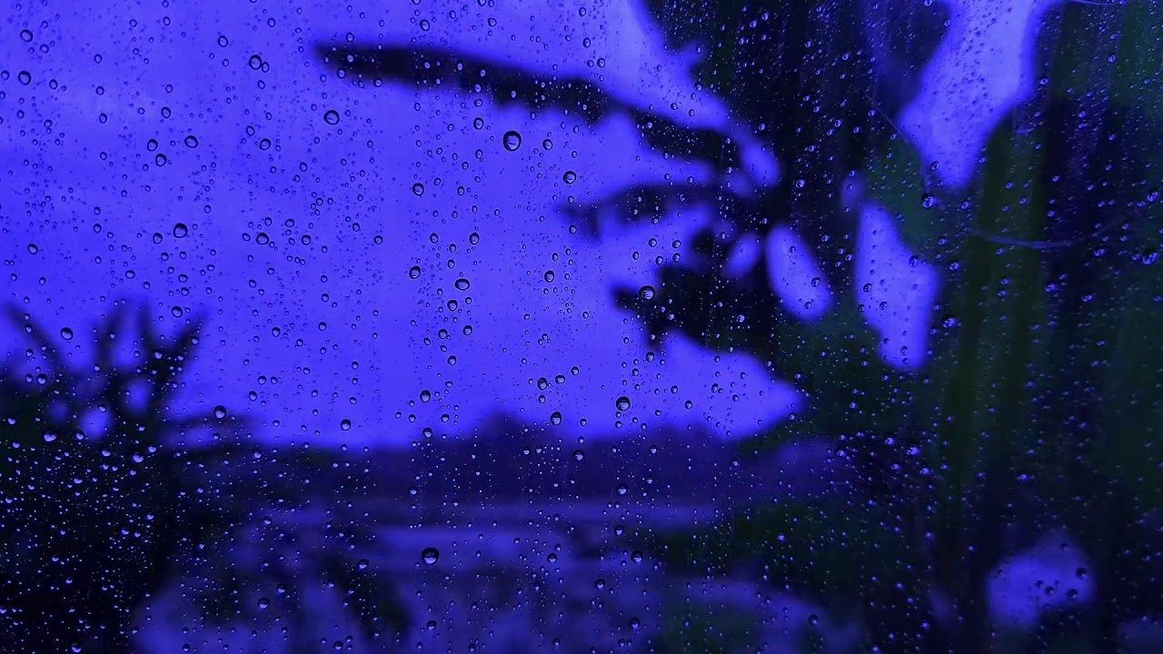Rain Sound On Window - Pure White Noise for Natural Deep Sleep Inducing, Relaxation or Study