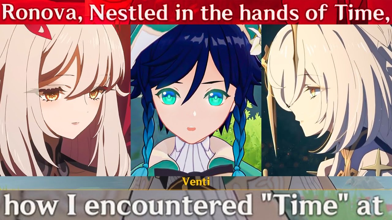 VENTI's PAST STORY with ISTAROTH _ ALL 8 WITCH's HOMEWORK Cutscene Genshin impact Luna III