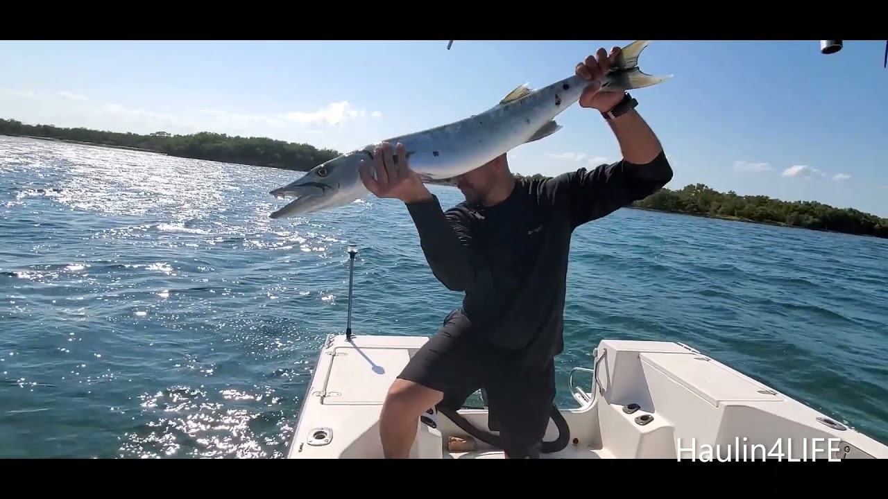 Fishing by Elliot Key SandBar - Biscayne FL 4/17/2021 - filming boats helicopters