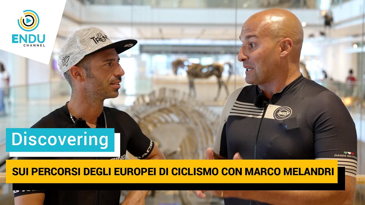 A Trento, sui percorsi degli Europei di ciclismo, con Marco Melandri