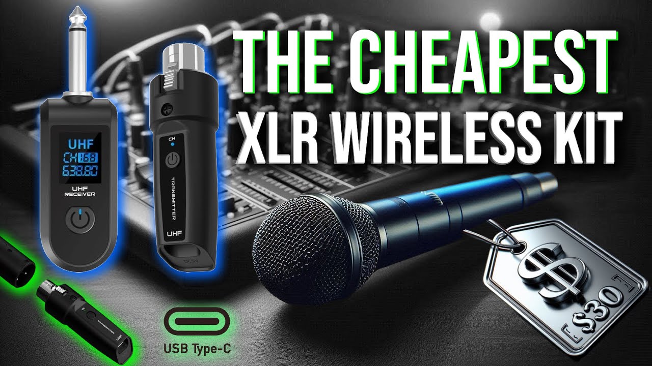 Wireless XLR for only $30 ? #microphone #music