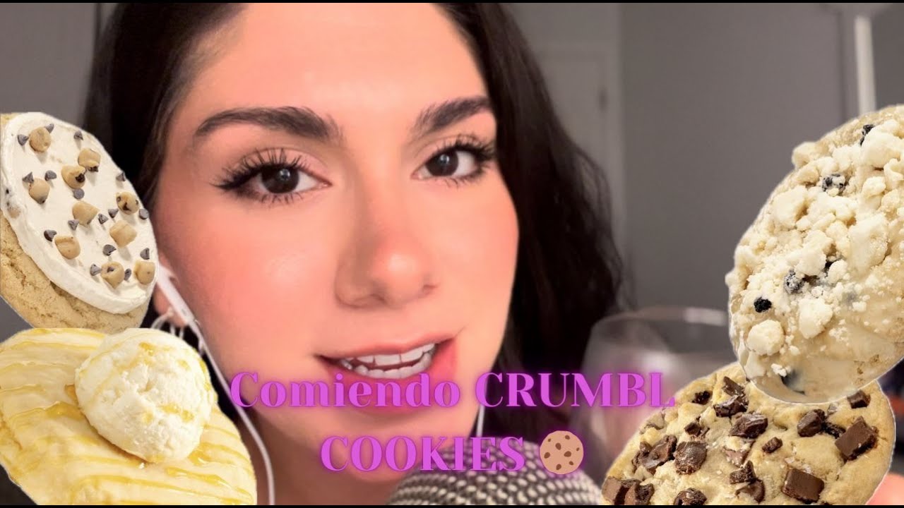 ASMR probando CRUMBL COOKIES LenaASMR