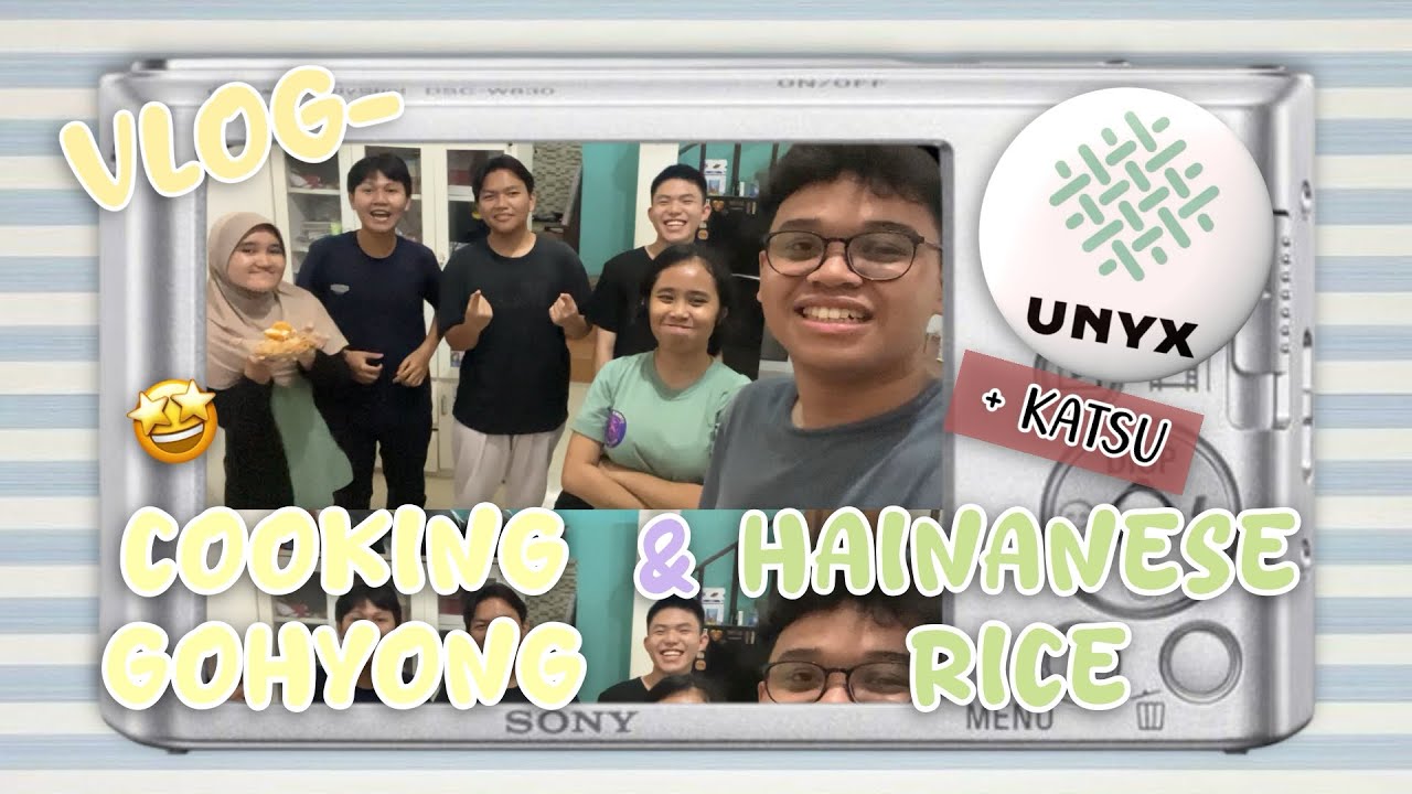 PROCEDURE TEXT - How To Make “Hainanese Rice + Katsu” and “Gohyong” 😲