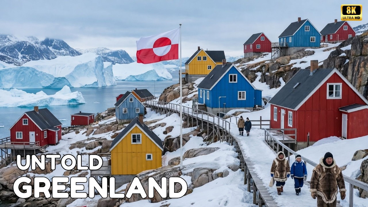 UNTOLD GREENLAND: The Strategic Island Every Major Power Wants to Control | 8K Travel Documentary