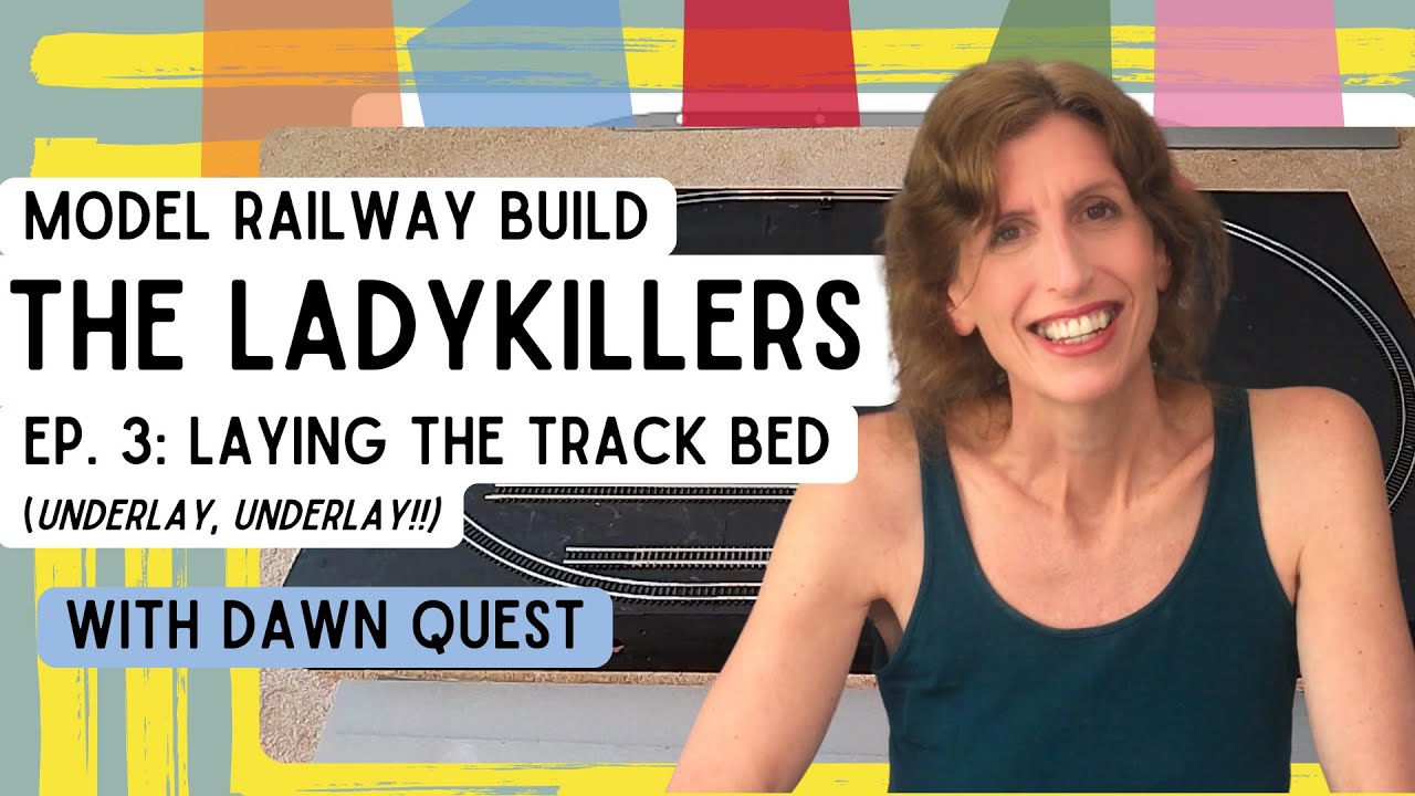 BRAND NEW MODEL RAILWAY BUILD: The Ladykillers - Episode 3. Laying and TESTING 3 TYPES of track bed!