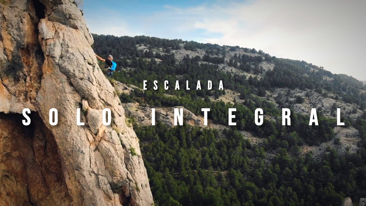Video Drone - ESCALADA Solo Integral | Alcoy-Alicante, Via Espagueti [ LLargui ]