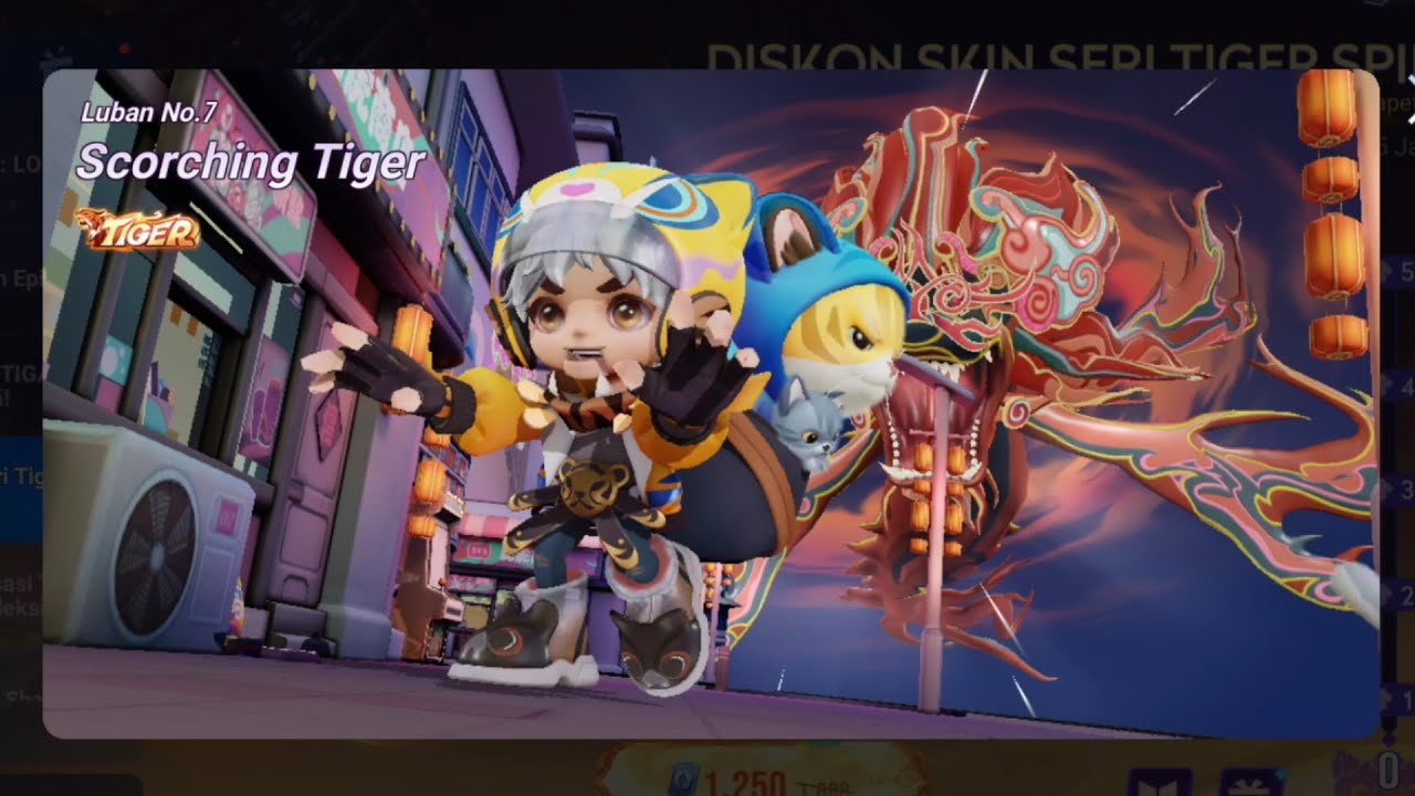 Skin baru seri TIGER SPIRITS 