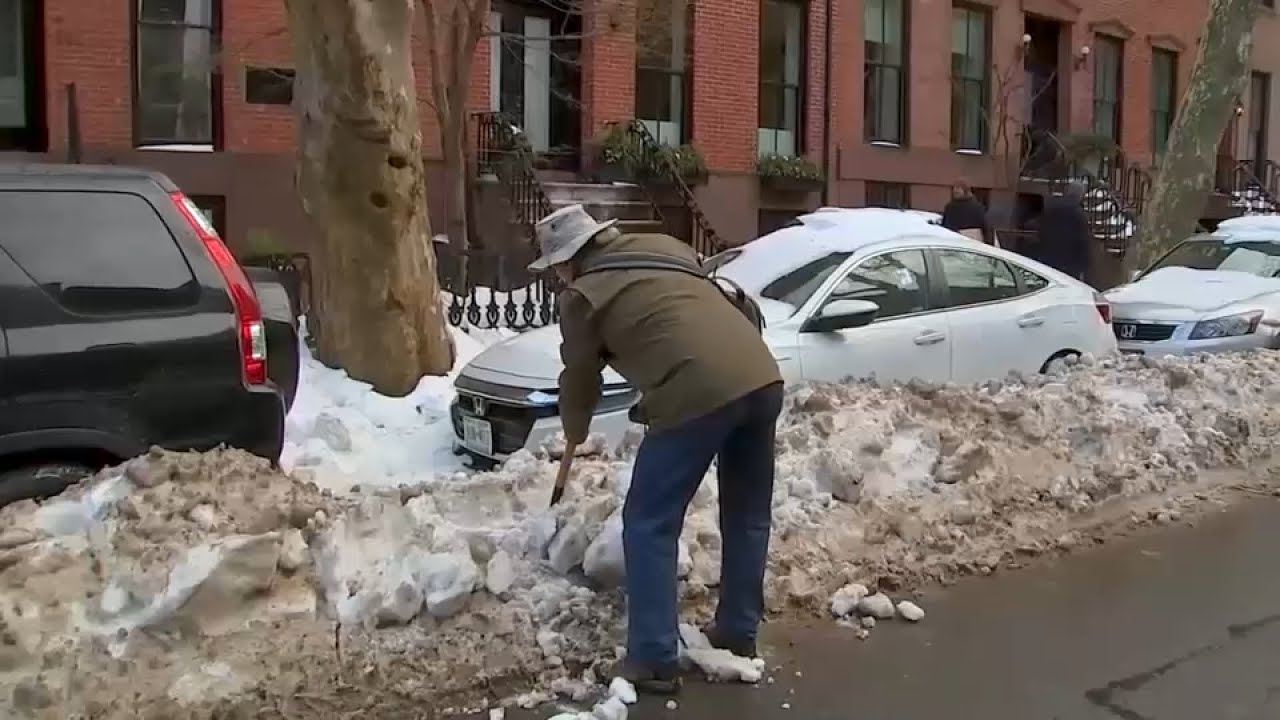 New Yorkers advised to dig out cars while Alternate Side Parking is still suspended