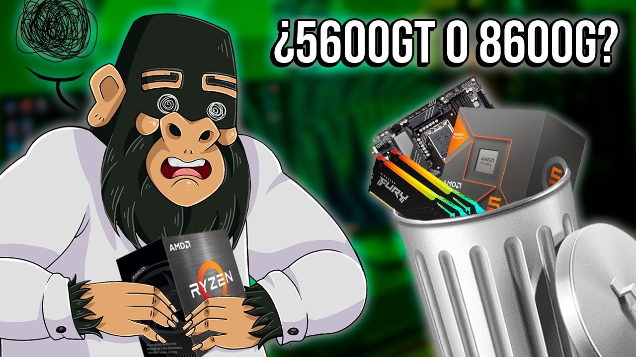 ¿5600GT o 8600G? Descubre la mejor opción para tu PC GAMER