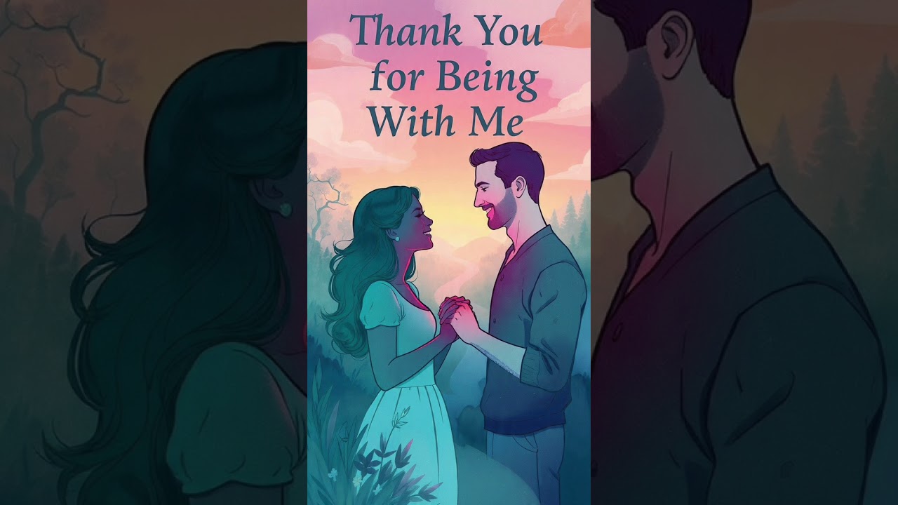 Romantic duet song,Thank You for Being With Me(Song lyrics are in the description)