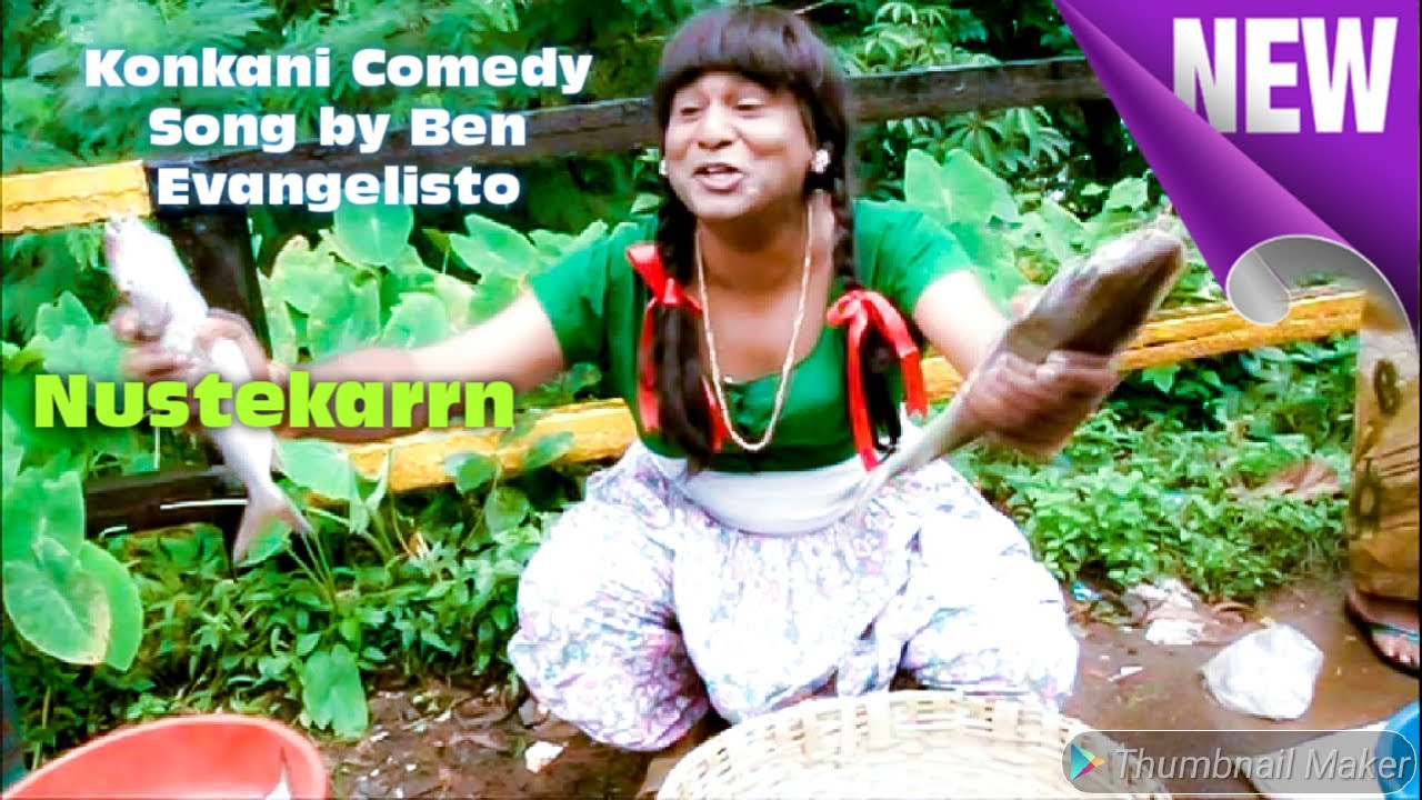 Goa Konkani song Nustekarnn by Ben Evangelisto | Goan Konkani Comedy Songs | DVD by Shahu Almeida