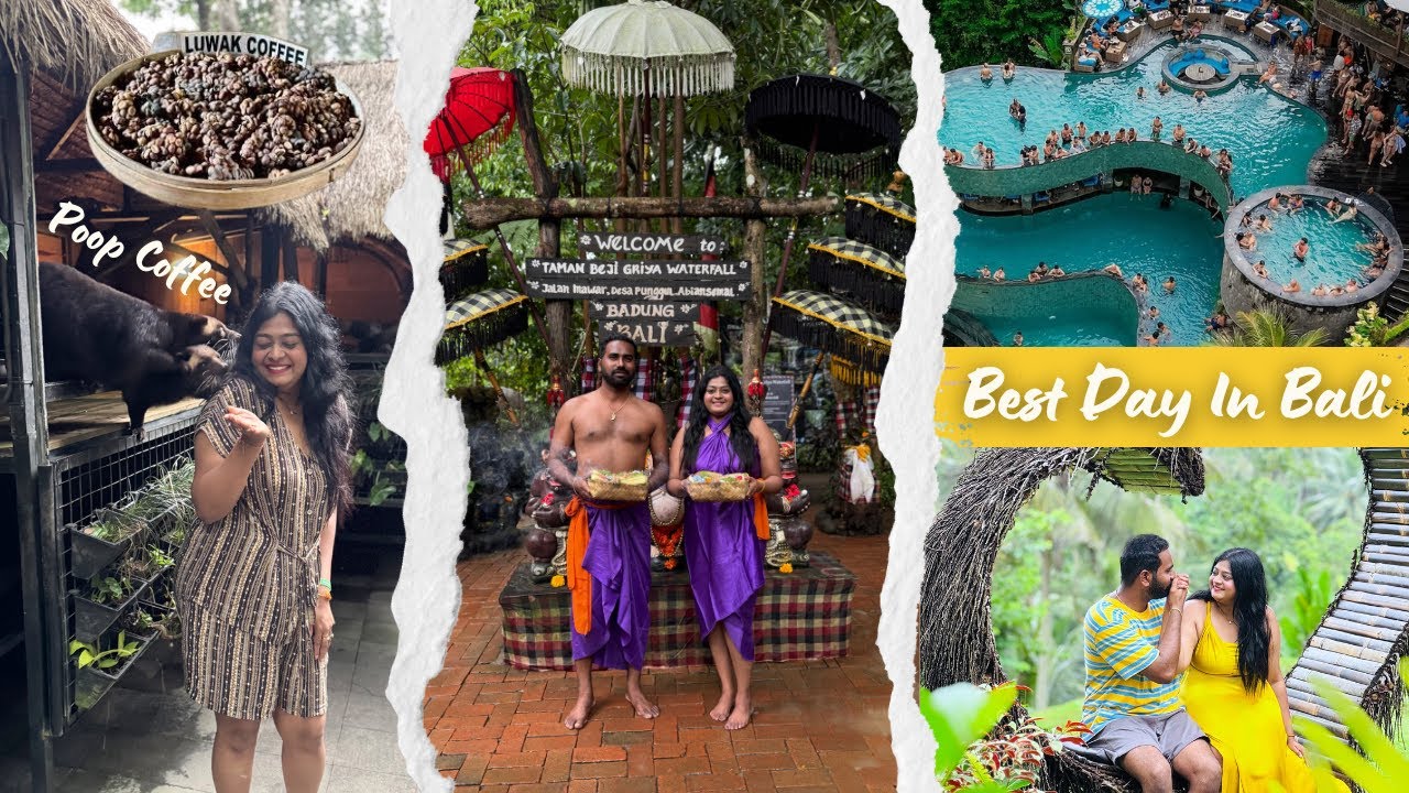 Bali Trip Lo Last Day 🌴 Bali Swing | Waterfall Purification | Cretya Ubud & Poop Coffee ☕️