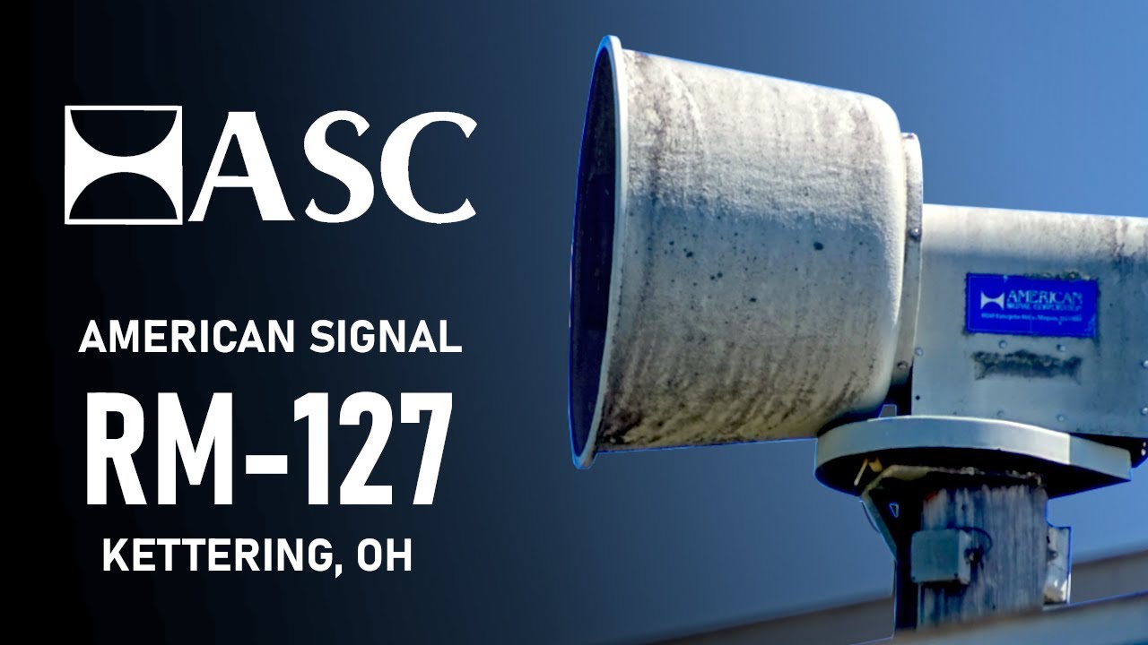 ASC RM-127 Tornado Siren Test - Full Alert & Full Attack - Kettering, OH