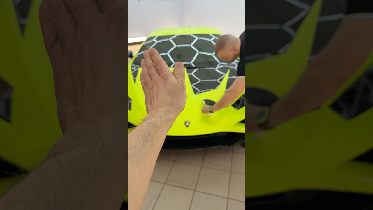 Simple Hood Wrap Using Knifeless Tape