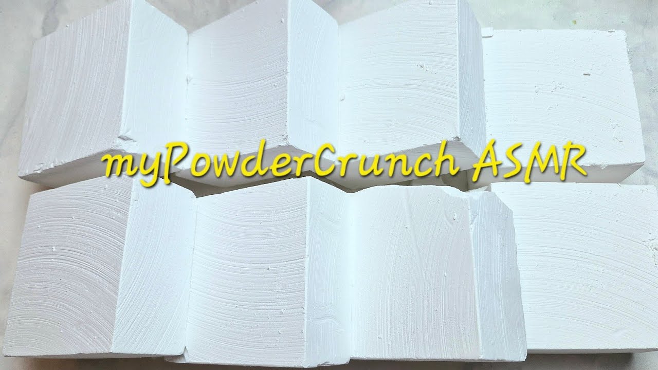 EASY GRIP (new Texture) Gym Chalk Blocks • Fresh Block Friday • ASMR • Plain Jane PJ • Crispy Crush