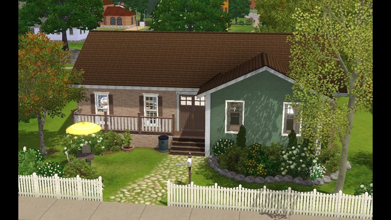 Sims 3 House Building - Family Cottage