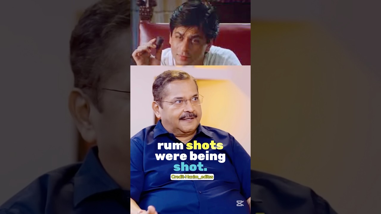 Devdas Director talk on Shahrukh khan in Devdas character🥰🔥#podcast #podcastclips #srk #bollywood