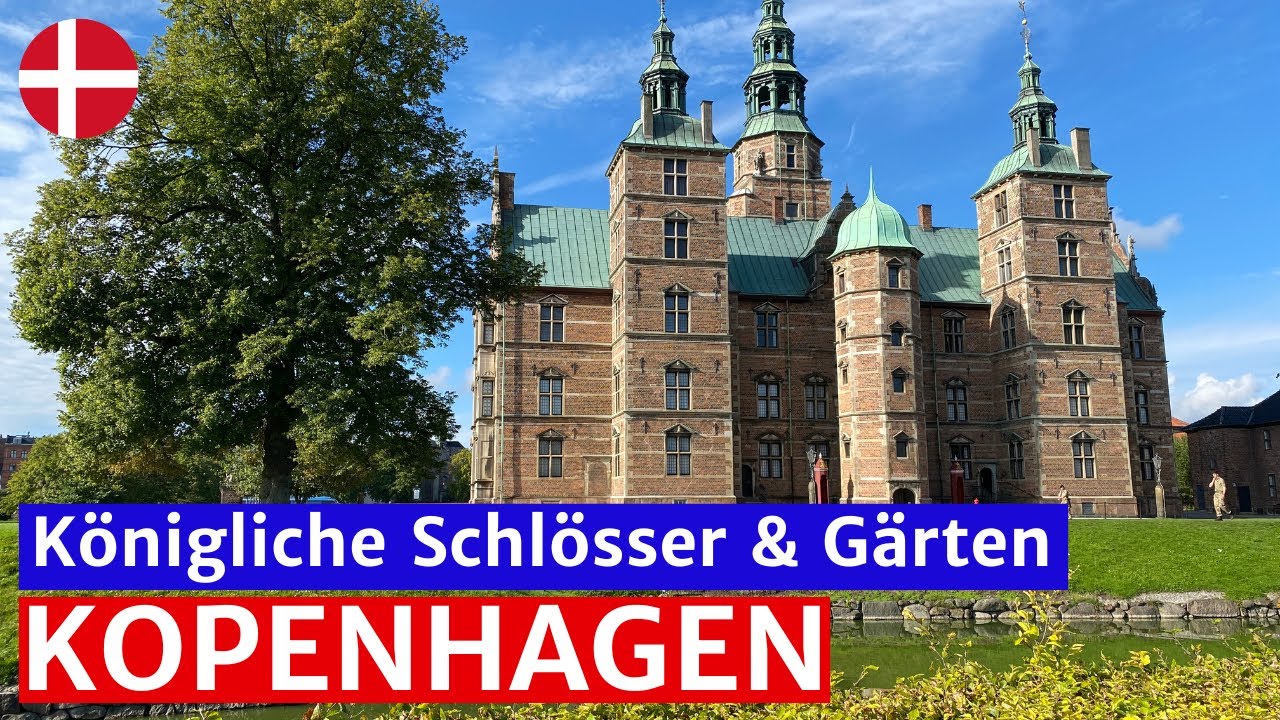 Edle Schlösser Rosenborg und Christiansborg in Kopenhagen und der Botanische Garten 08.2023