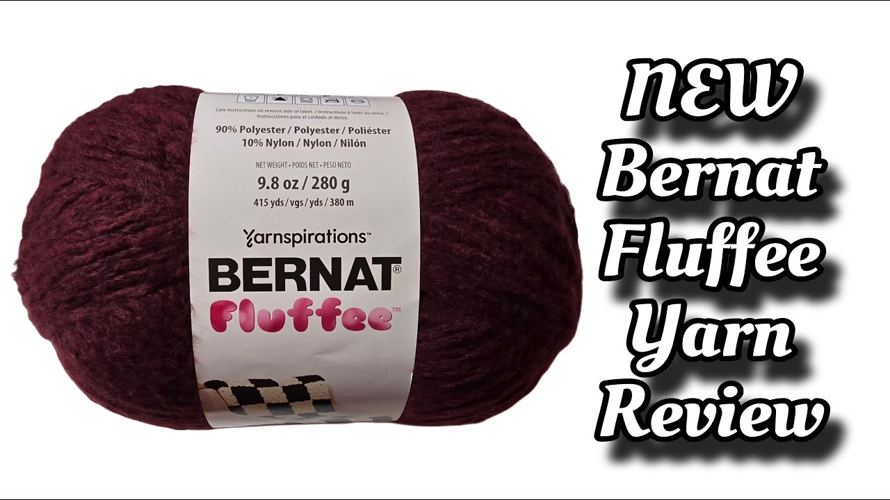 NEW Bernat FLUFFEE Yarn Review