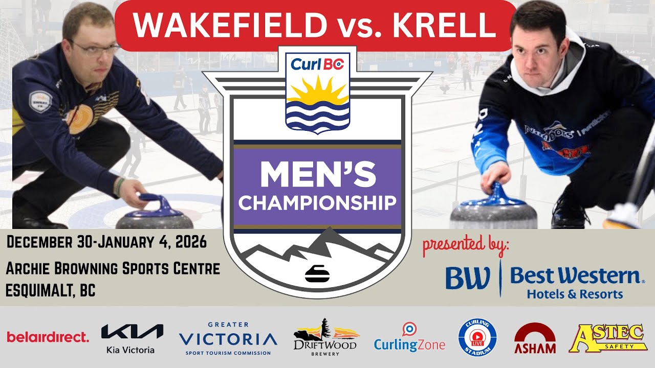 FEATURE: Richard Krell vs. Jay Wakefield - Page CvC - BC Men's Curling Championships by Best Western