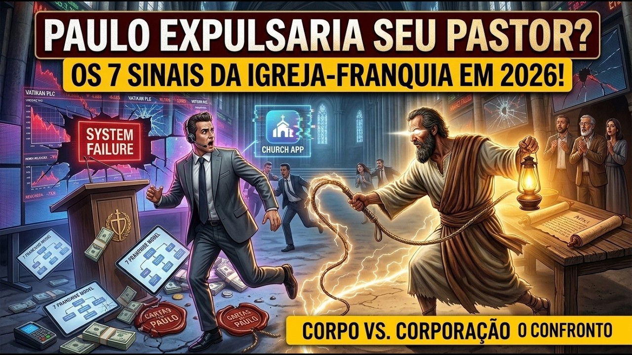 PAULO EXPULSARIA SEU PASTOR? OS 7 SINAIS DA IGREJA-FRANQUIA EM 2026!
