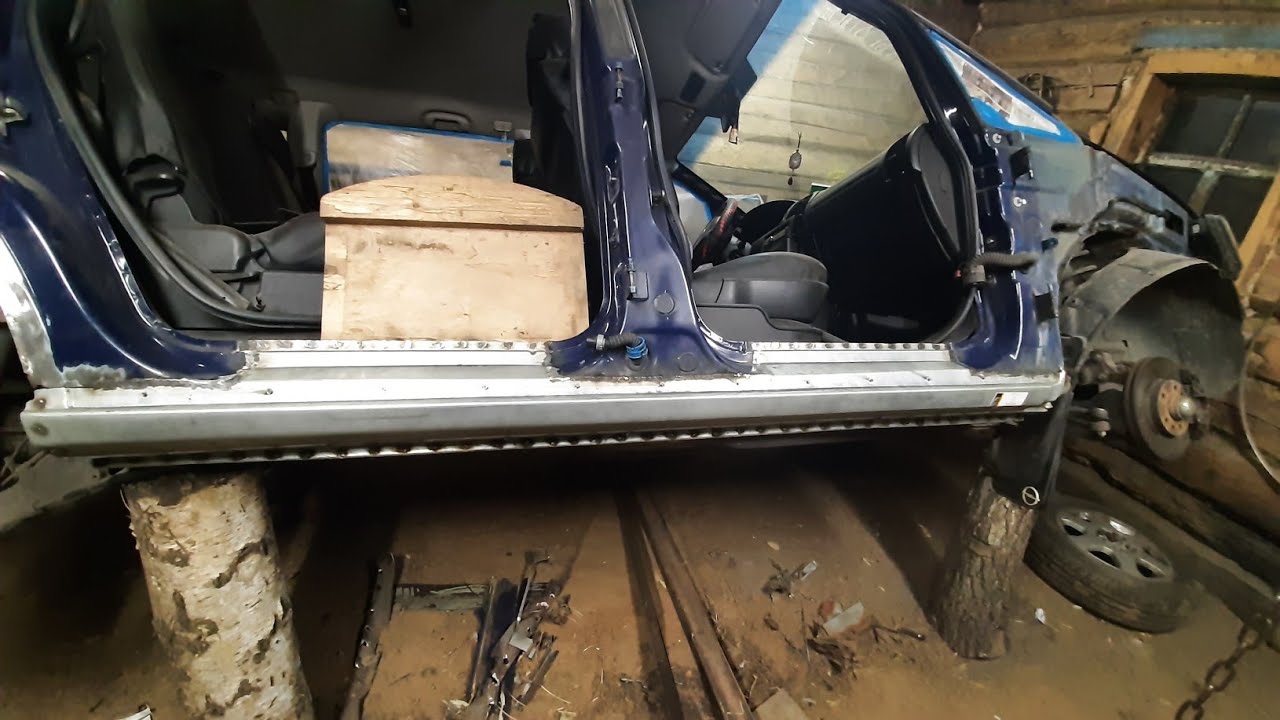 замена порога Opel Zafira
