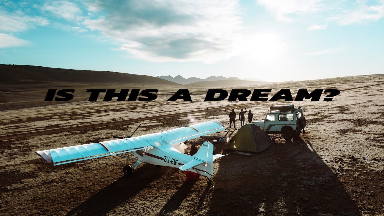 Africa Airplane Camping | Middle Of Nowhere | EP1
