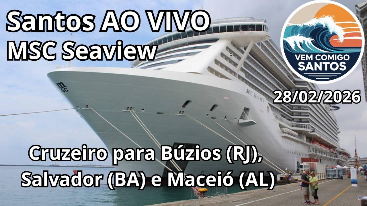 Do Sudeste ao Nordeste: A grande saída do MSC Seaview em Santos