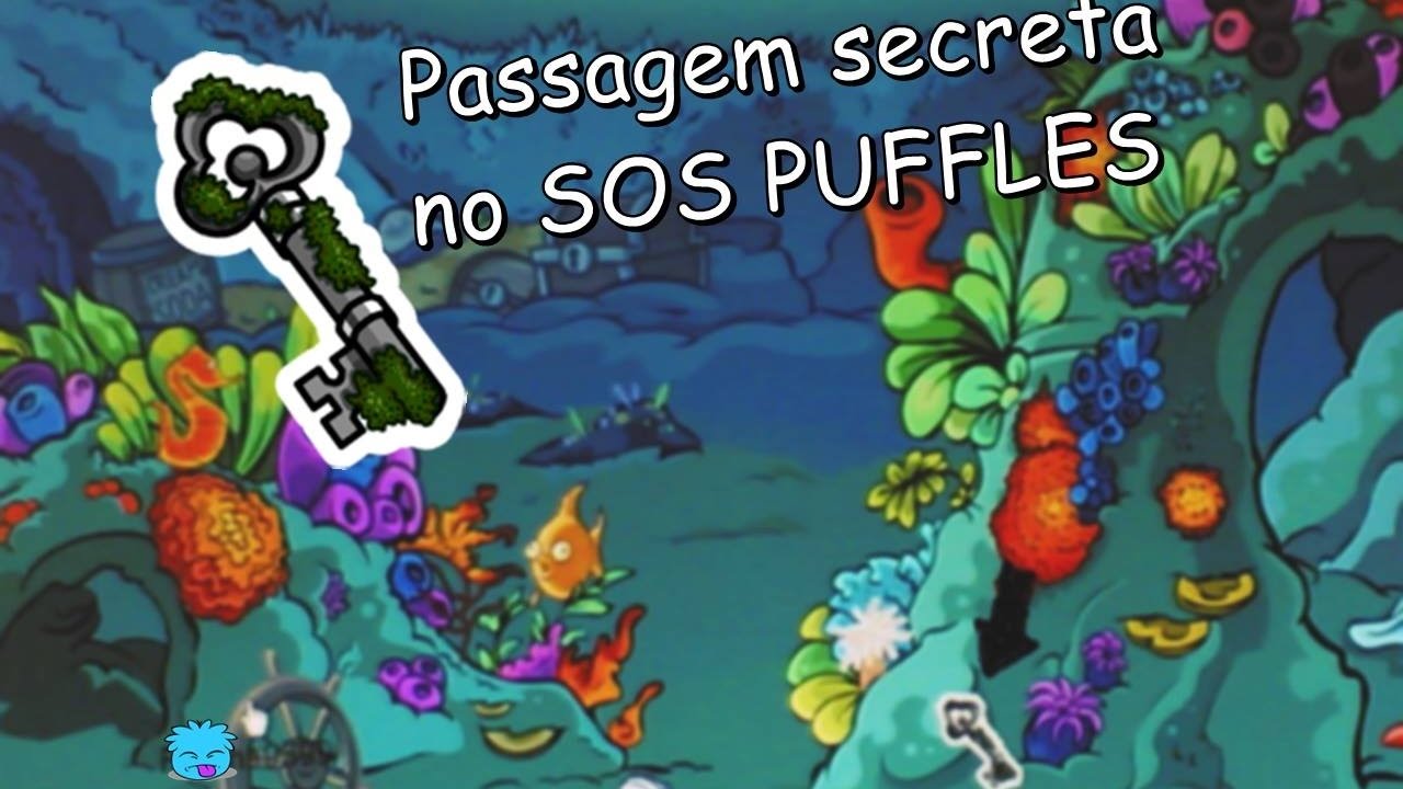 Passagem secreta no SOS Puffles - Club Penguin