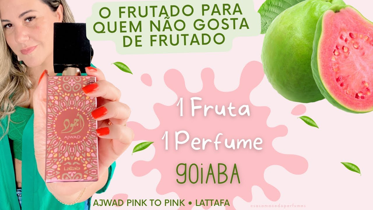 Perfume Árabe com Goiaba, um frutado fora da “curva” ! • Ajwad Pink To Pink Lattafa