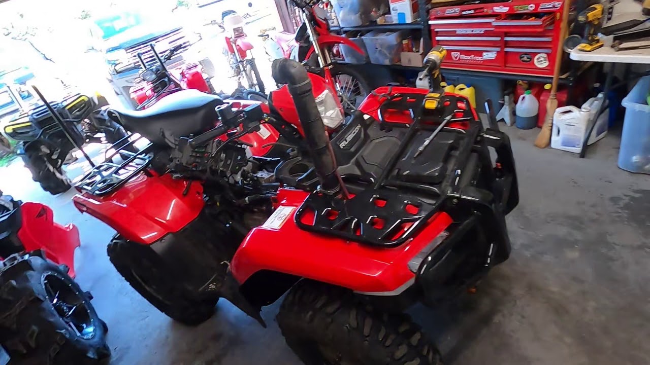Регулировка клапанов Honda Foreman Rancher и Rubicon. Не используйте ручную тягу воздушного фильт...