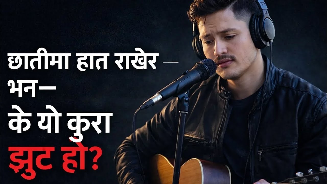 जित्नेहरूको भिडमा हार्नेको बिलाप (Official Lyric Video)(Human Truth | Emotional Nepali Poem Song)