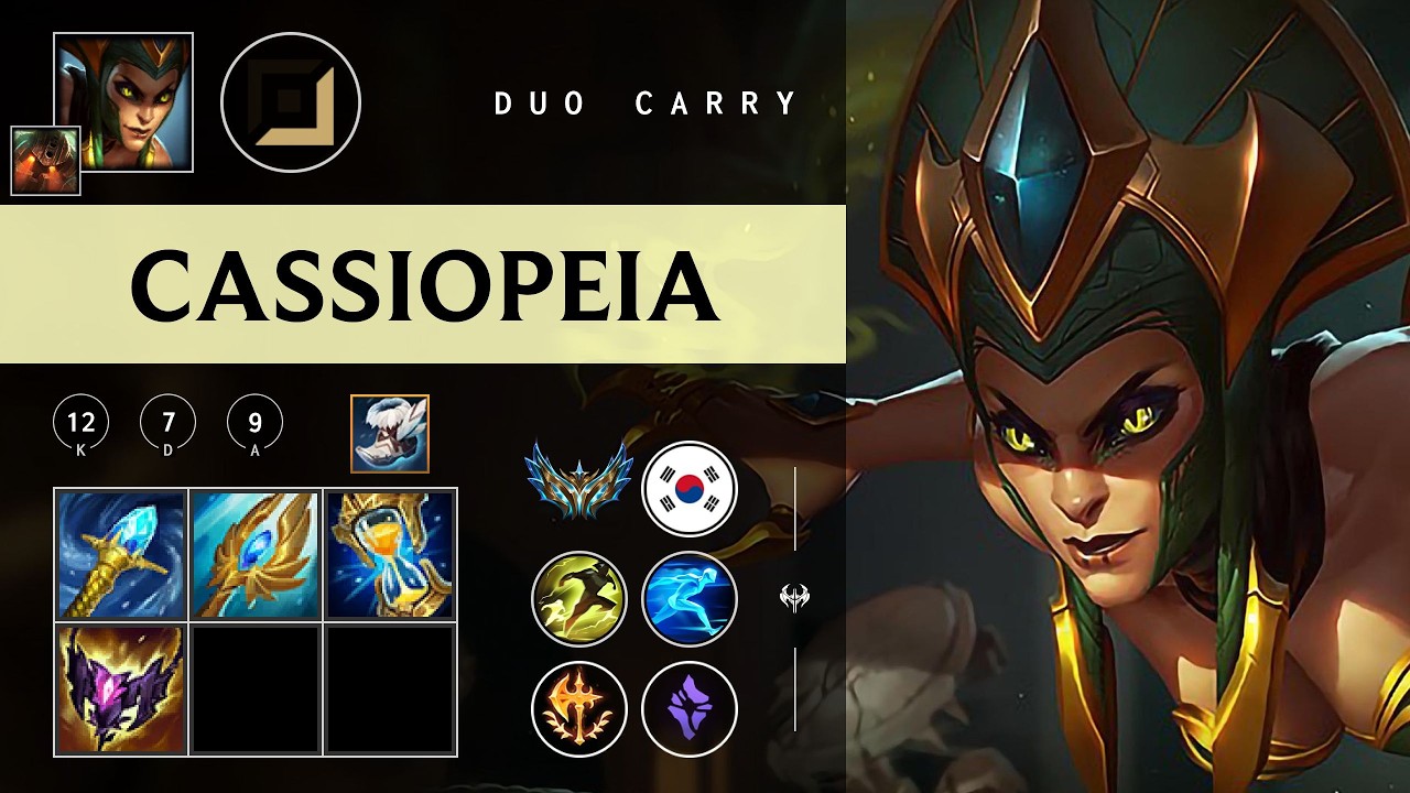 Cassiopeia Carry vs Ziggs - KR Challenger Patch 26.05