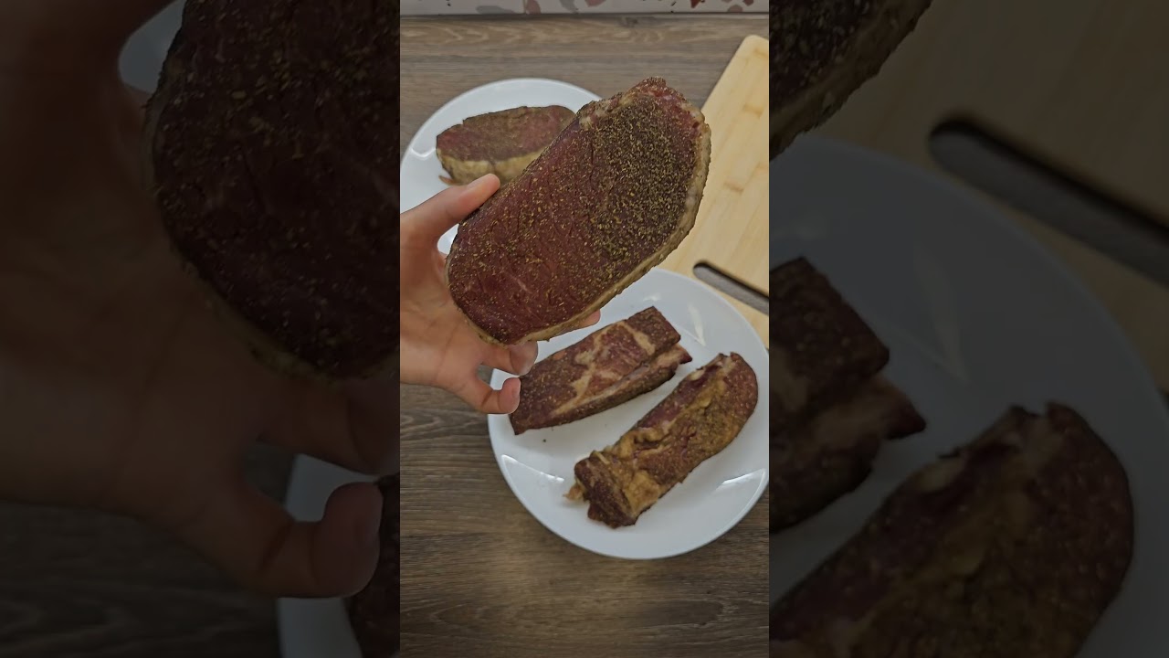 солонина або ж сиров'ялене м'ясо вдома🔥 #рецепти #мясо #балик