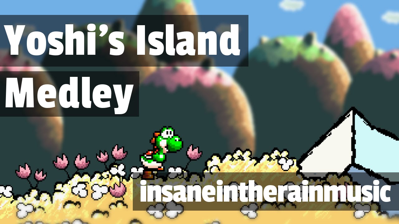 Yoshi's Island Jazz Medley || insaneintherainmusic