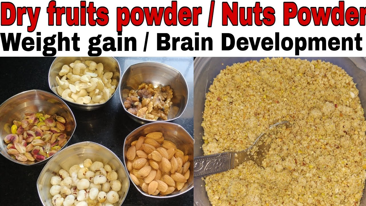 Dry fruits powder Recipe | Nuts/Protein Powder Recipe | Weight Gain food Recipe | Immunity Booster