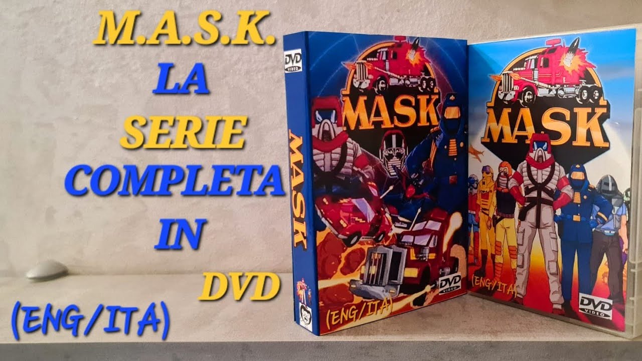 M.A.S.K. LA SERIE COMPLETA IN INGLESE E ITALIANO IN DVD WHATSAPP 331 4021702