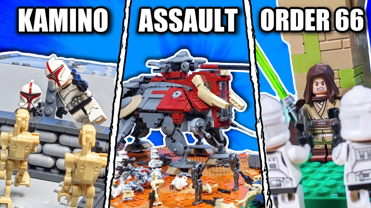 I Built The Life Of LEGO Clone Troopers!