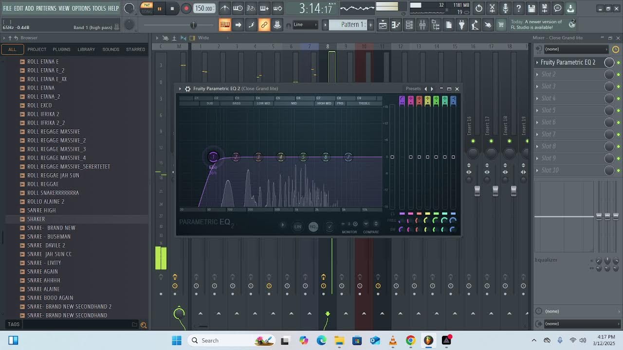 Making Reggae Riddim Live In FL studio