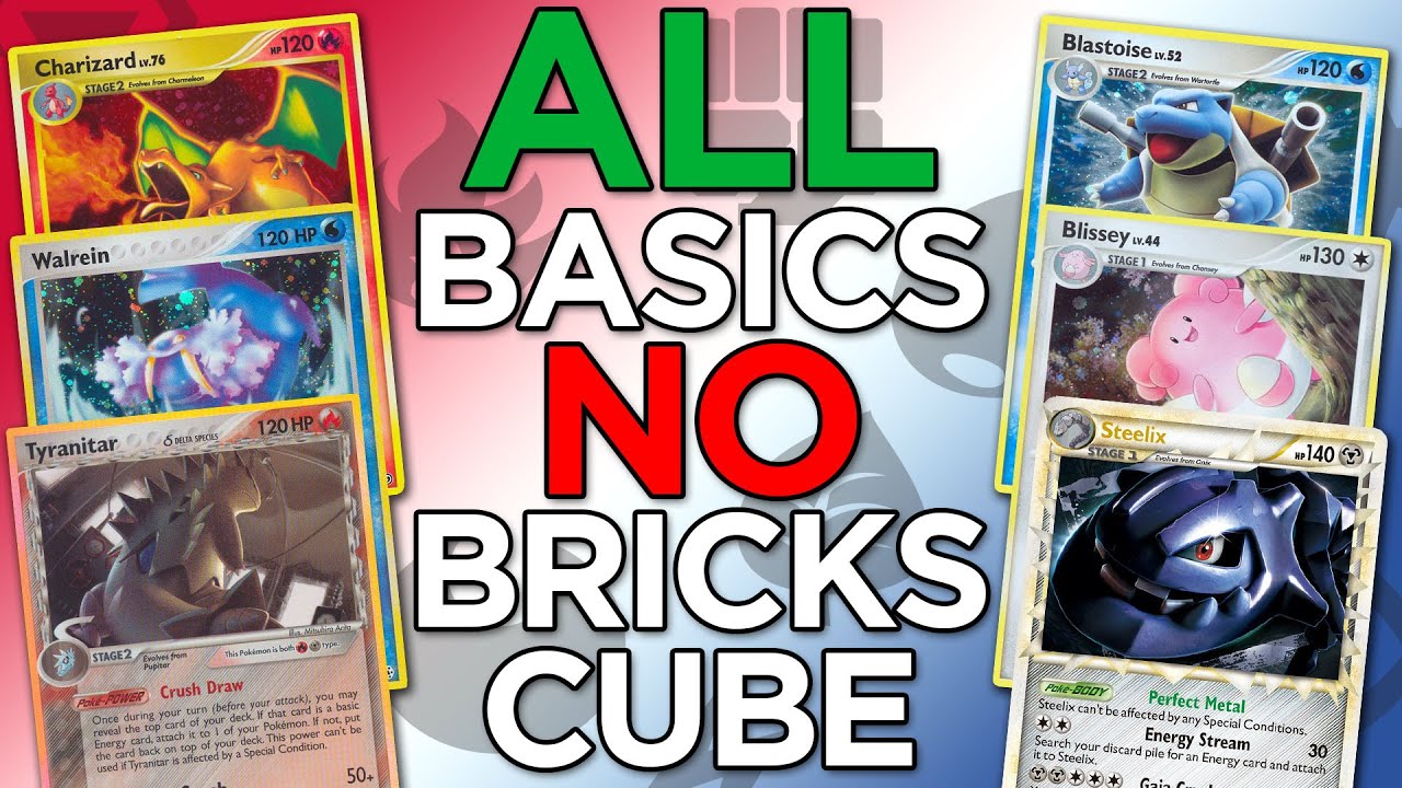 Joe's All Basics No Bricks Cube 4-player Cube! (Pokemon TCG)