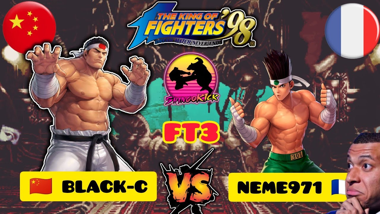 🔥Duelo contra un Distinto de Francia🔥🇨🇳Black-C🇨🇳🆚🇫🇷Neme971🇫🇷 FT3 con Revancha #kof98 